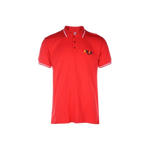 MOSCHINO Мужская рубашка поло красного цвета