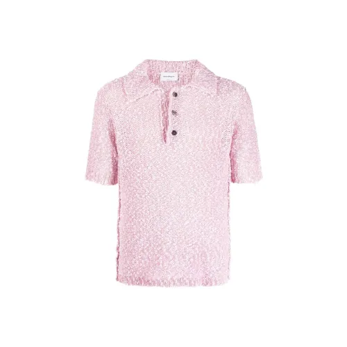 Ferragamo SS2 Поло Мужское Розовое