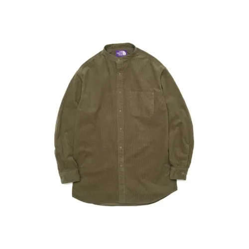 THE NORTH FACE PURPLE LABEL Рубашка Унисекс Оливково-зеленый