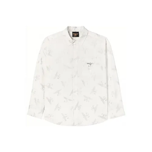Boy London Рубашка Осенняя Унисекс Белая