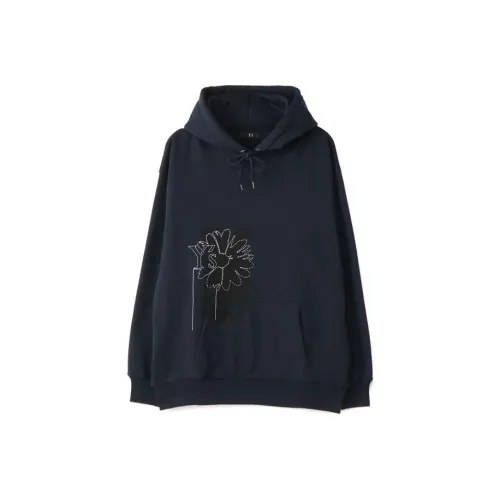 Yohji Yamamoto Морской синий Мужские Свитшоты