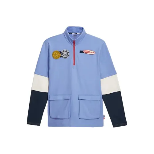 PUMA CHILDHOOD Dreams Co Бренд Синий Мужской Свитшот