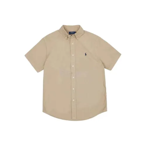 Polo Ralph Lauren Хаки Мужские Рубашки