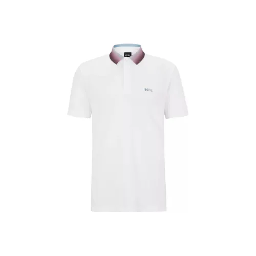 Hugo Boss Белая Мужская Поло