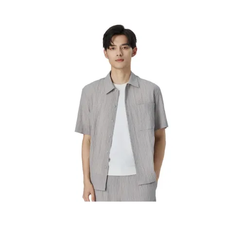 ZIOZIA Зеленый Мужские Рубашки