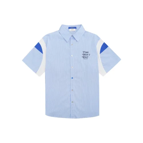 PMET Синий Унисекс Рубашки