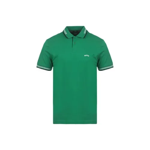 Hugo Boss Зеленая Мужская Поло