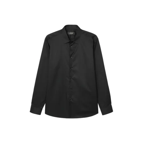 YOUNGOR Мужские черные рубашки