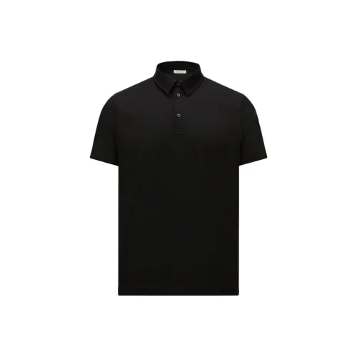 MONCLER SS25 Поло Мужское Черное