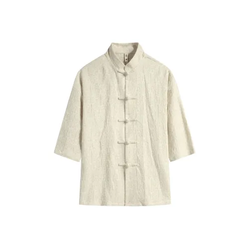 XUANSHENG Конопля Мужские Рубашки