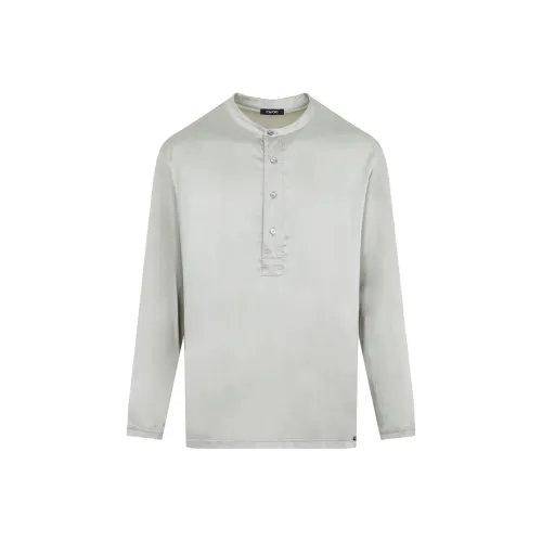 TOM FORD Мужские рубашки в горохово-зеленом цвете