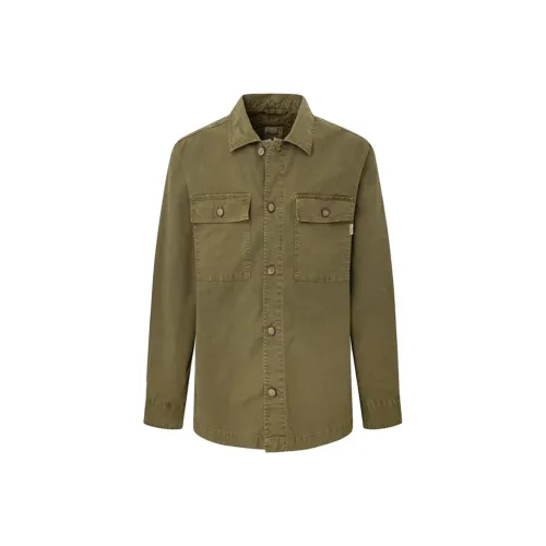 Pepe Jeans Рубашка Мужская Армейская Зеленая