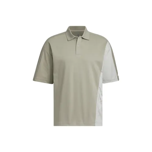 Adidas Поло Мужское Pebble Серебристо-Серый