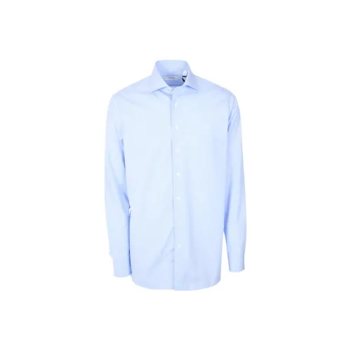 LARDINI Мужские Синие Рубашки