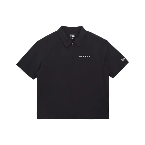 New Era Черный Унисекс Поло