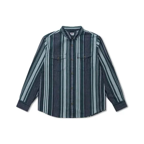 Levis Зеленые Мужские Рубашки
