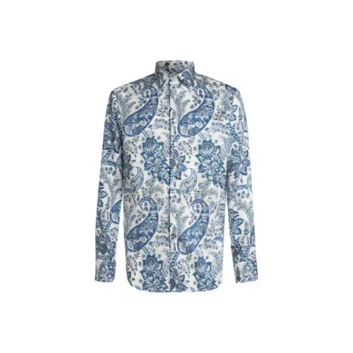 ETRO Белые Мужские Рубашки