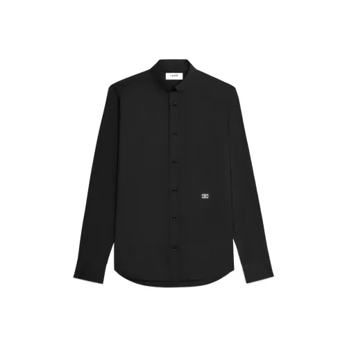 CELINE Мужские черные рубашки
