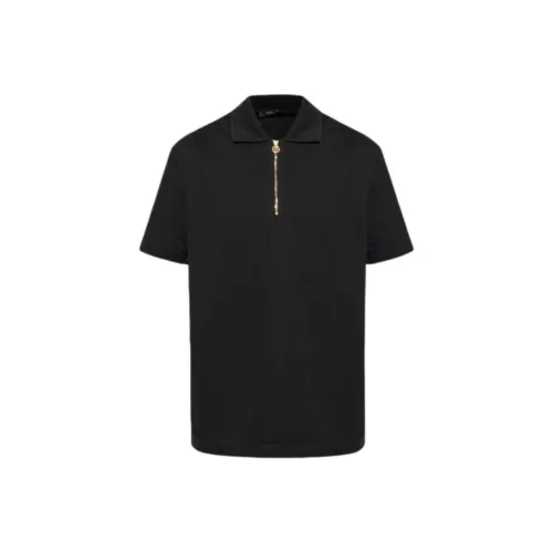 VERSACE Мужская черная поло