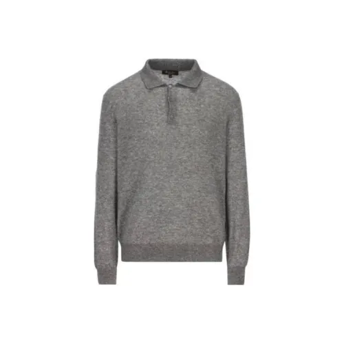 Loro Piana Серый Мужской Поло