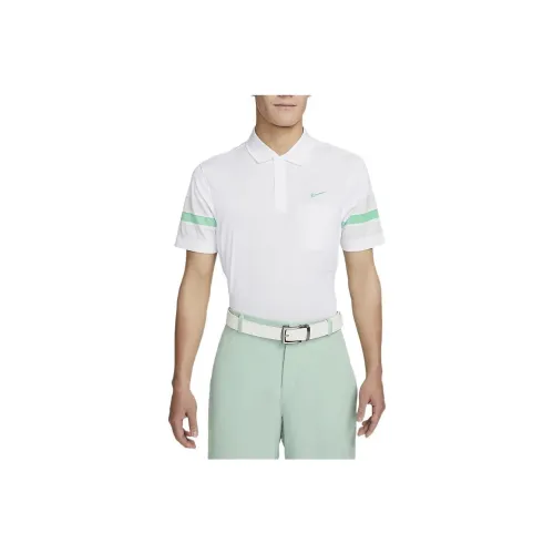 Мужское поло Nike Dri Fit белое