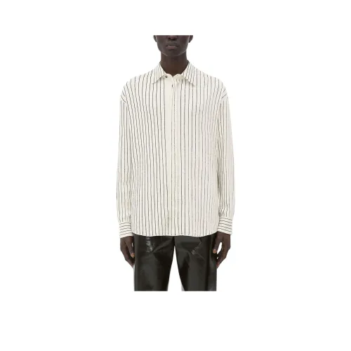 Bottega Veneta SS24 Рубашка Мужская Мел Белый