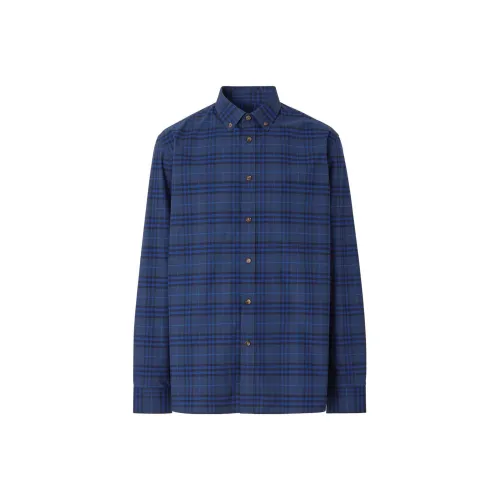 Burberry Ocean Blue Мужские Рубашки