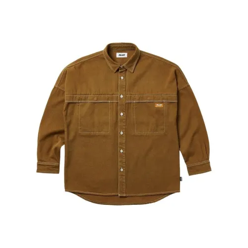 Дворцовый Чайный Коричневый Унисекс Рубашки