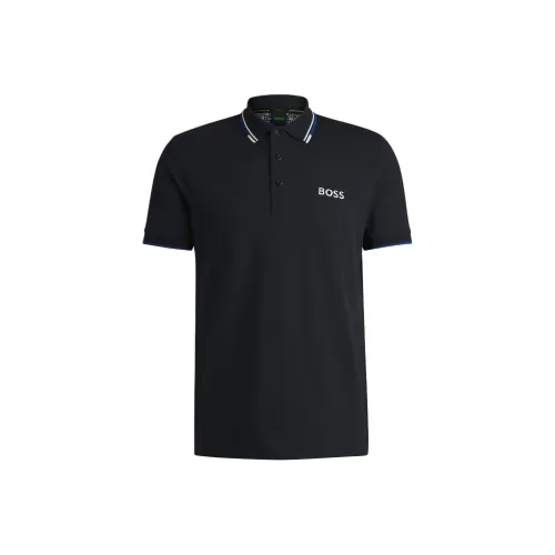 Hugo Boss Поло Мужское Черное