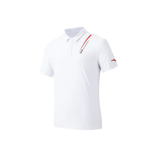 ANTA Variety Тренировки Коллекция Поло Мужской Чисто белый