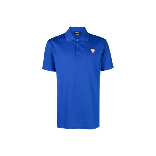 VERSACE SS23 Поло Мужское Синее