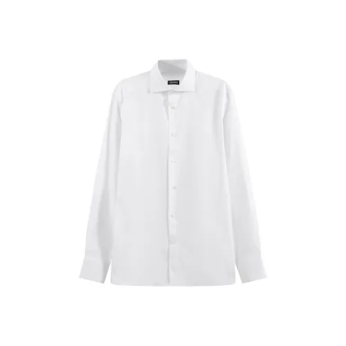 Ermenegildo Zegna Белые Мужские Рубашки