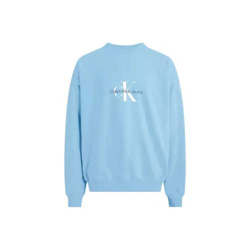 CALVIN KLEIN Свитшот Европейская версия Мужской Синий