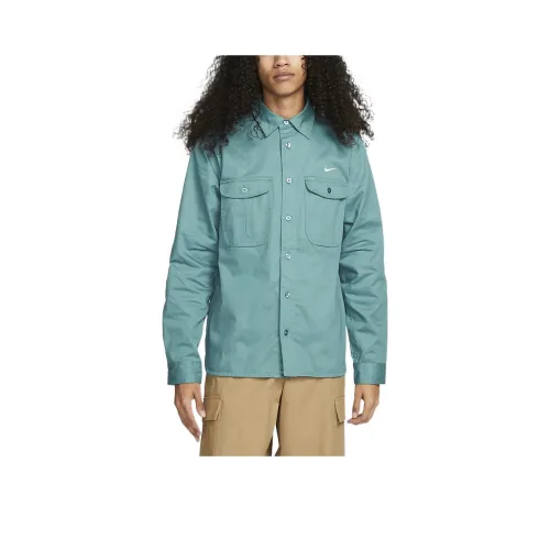 Nike Рубашка Унисекс Минеральный Зеленый