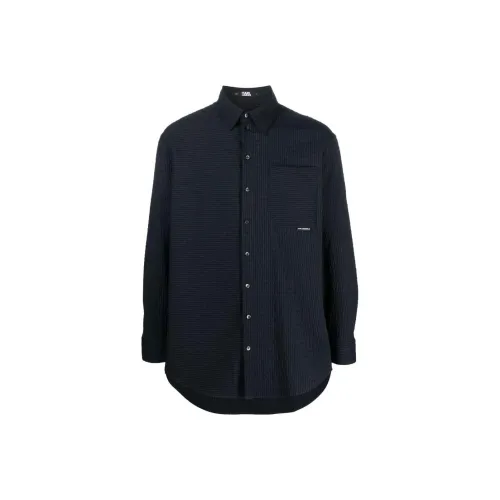 Karl Lagerfeld Рубашка Мужская Черная