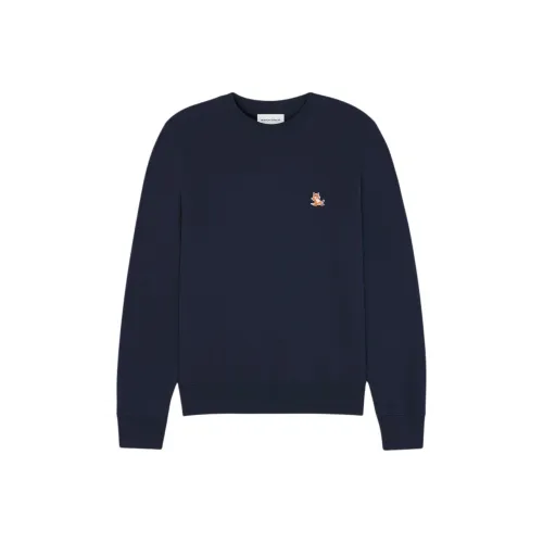 Maison Kitsune SS24 Свитшот Мужской Ink Синий