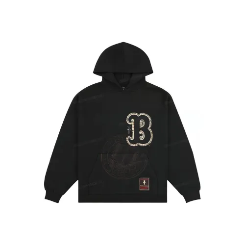 Travis Scott X Mitchell Ness Коллаборация SS24 UCLA Толстовка Унисекс Черный