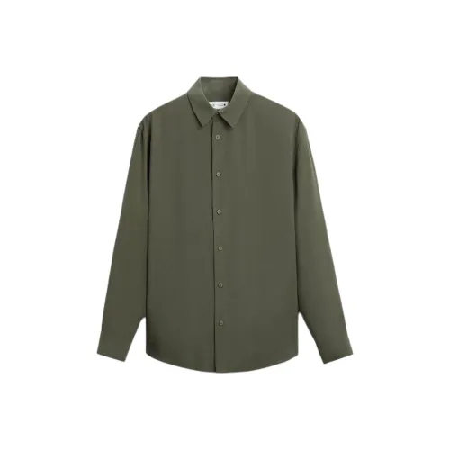 ZARA Зеленые Мужские Рубашки