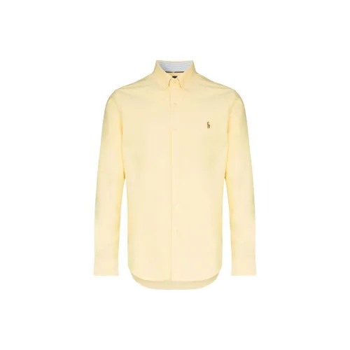 Polo Ralph Lauren SS22 Рубашка Мужская Желтая