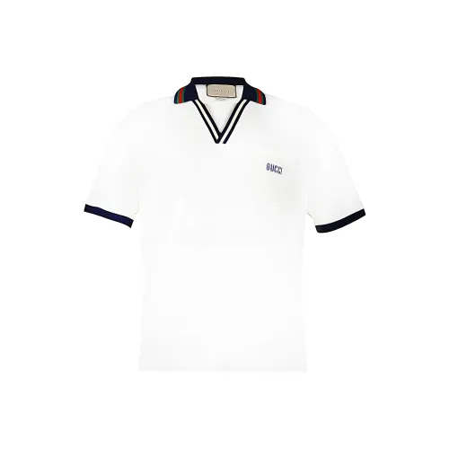 GUCCI SS23 Поло Мужское Белое