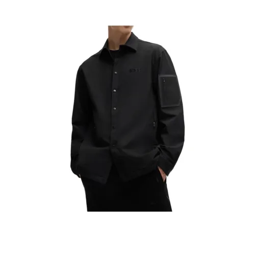 Hugo Boss Мужские Черные Рубашки