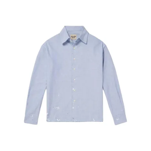 Gallery Dept. Мужские рубашки синего цвета