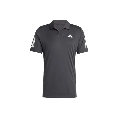Adidas Tennis3 Stripes FW24 Men's Polo Black
