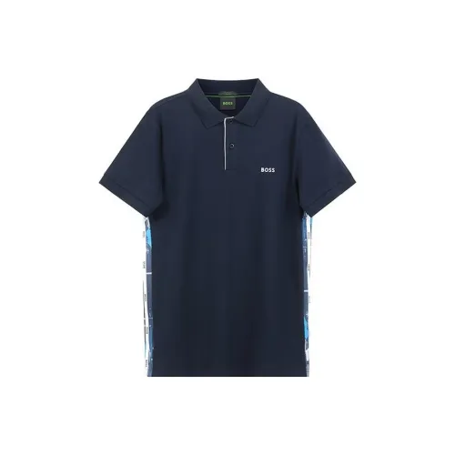 Hugo Boss SS23 Polo Мужское Темно-синий