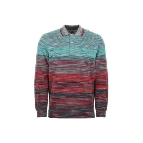 MISSONI Мужская поло рубашка синего цвета