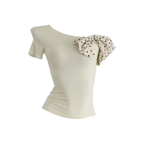 ONE PASS STUDIO Стандартная T-рубашка Женская Белая