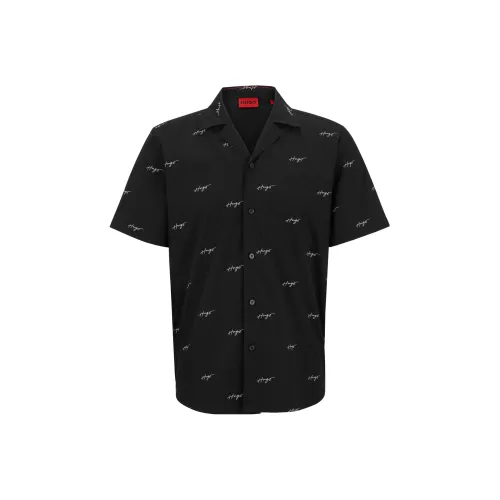Hugo Boss Мужские Черные Рубашки