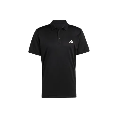 Adidas Теннис Поло Мужское Черное