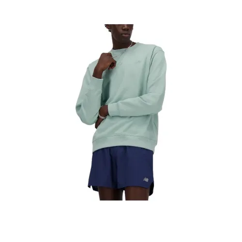New Balance Athletics French Terry CREW SWEATSHIRT Мужской Светло-зеленый