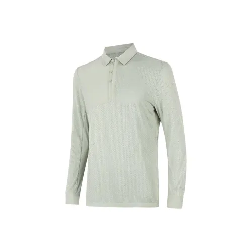 LINING Training Series Верблюжий Серый Мужская Поло